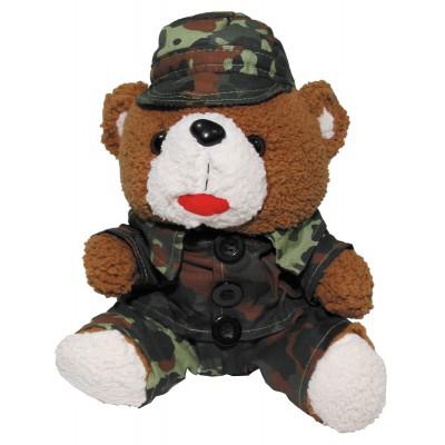 Plyšový medvěd voják