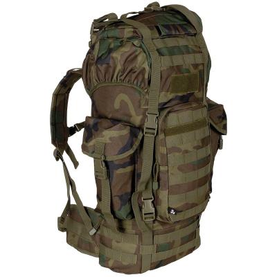 Náhledová fotky Batoh bojový MOLLE 65l polstrovaný + ALU výztuha WOODLAND