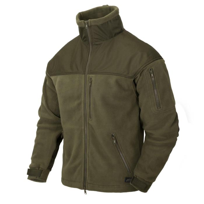 Bunda HELIKON-TEX CLASSIC ARMY fleece ZELENÁ