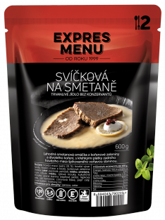 EXPRES MENU Svíčková na smetaně (2 porce 600g)