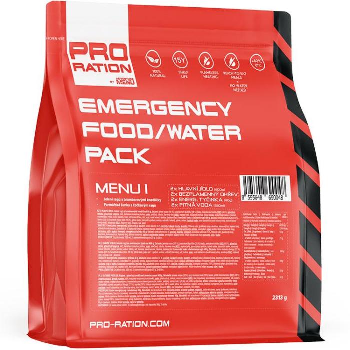 Emergency Food / Water PACK MENU I