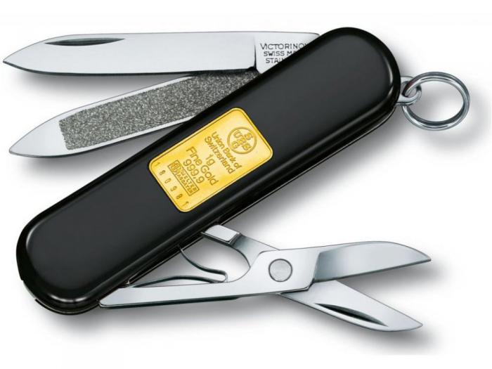 Investiční Victorinox Classic 1g zlata