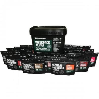 Náhledová fotky Jídlo dehydrované 21 porcí TACTICAL FOODPACK® Weekpack Alpha