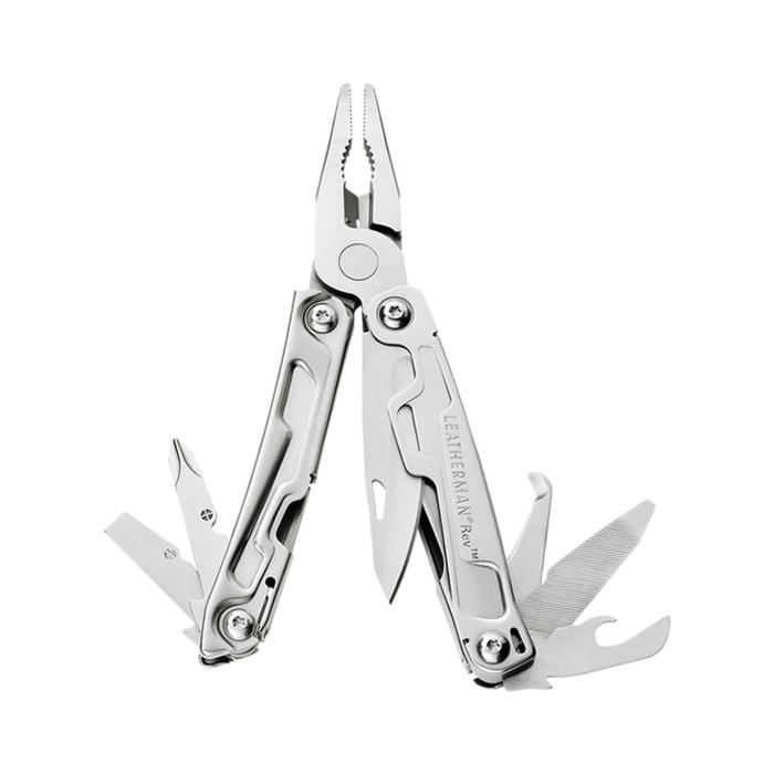 Kleště Leatherman multifunkční skládací REV STŘÍBRNÉ