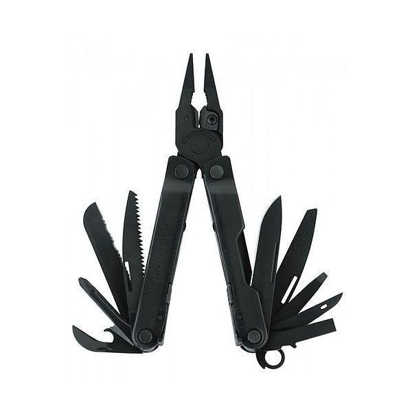 Kleště multifunkční Leatherman skládací REBAR ČERNÉ