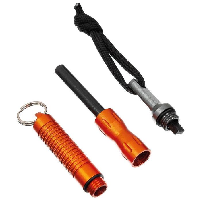 Křesadlo COMPACT 3-dílné ALU oranžové