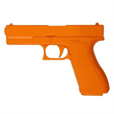 Náhledová fotky Maketa pistole cvičná GLOCK gumová ORANŽOVÁ