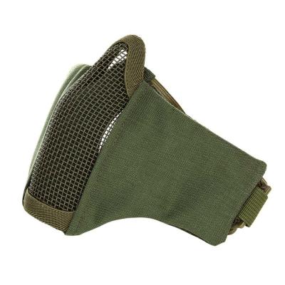 Náhledová fotky Maska AIRSOFT polstrovaná s mřížkou ZELENÁ