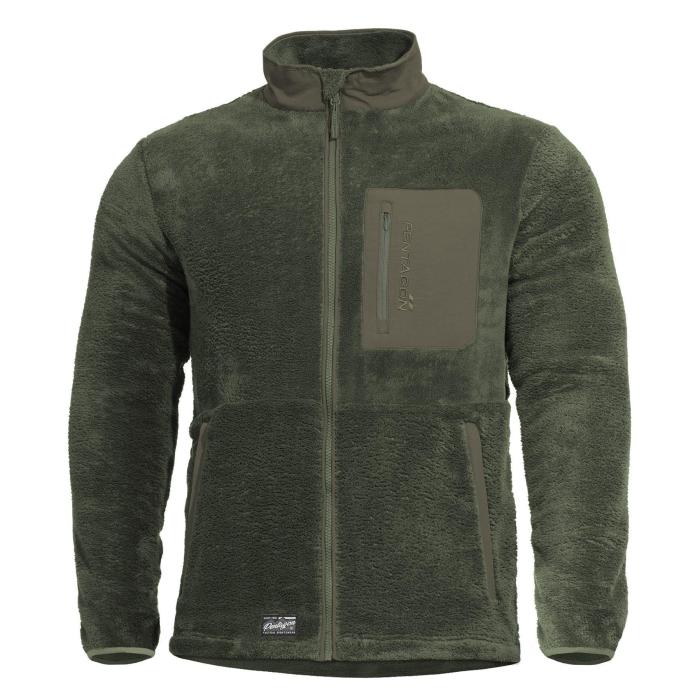 Mikina PENTAGON GRIZZLY FULL-ZIP ZELENÁ