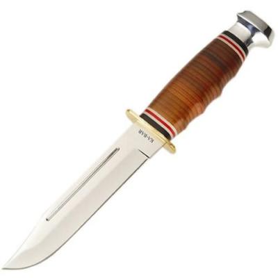Náhledová fotky Nůž KA-BAR HUNTER střední kožené POUZDRO