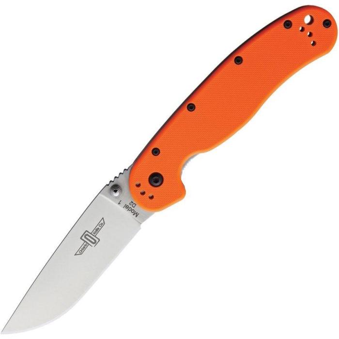 Nůž Ontario zavírací RAT I čepel D2 ORANŽOVÝ