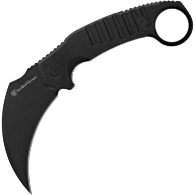 Náhledová fotky Nůž Smith&Wesson EXTREME OPS karambit hladké ostří ČERNÝ