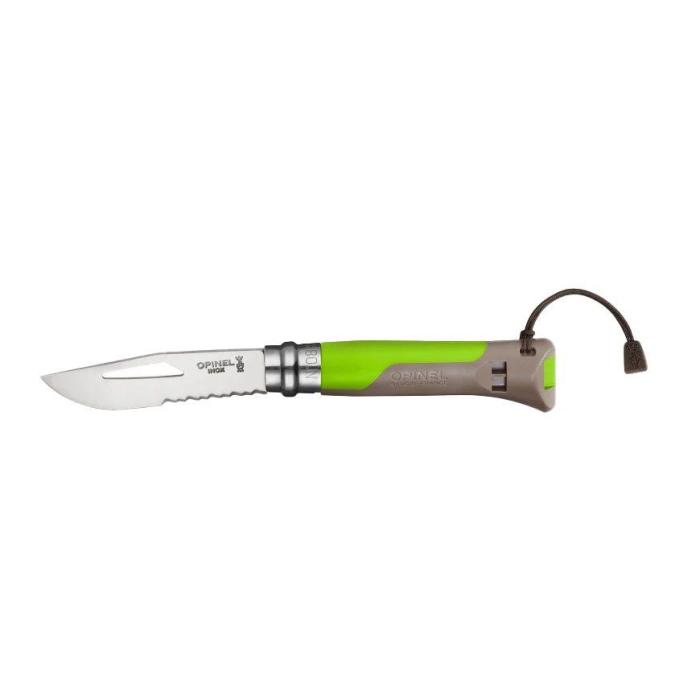 Nůž Victorinox No.08 OUTDOOR kombinované ostří ZELENÝ