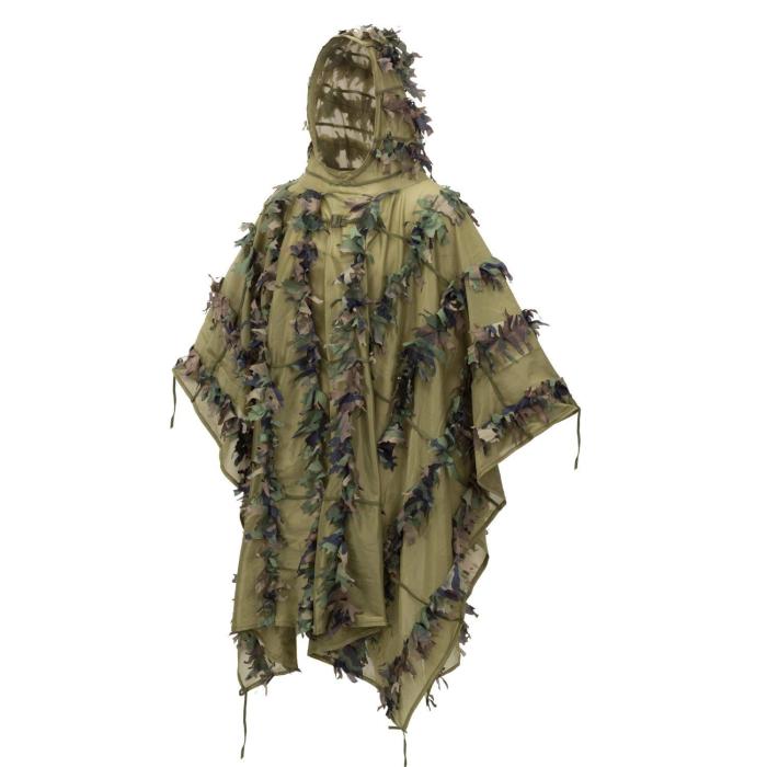 Pončo Helikon-Tex maskovací LEAF US WOODLAND