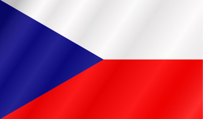 Samolepka vlajka ČESKÁ REPUBLIKA