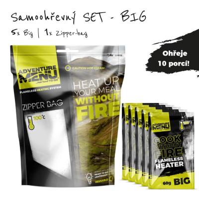 Náhledová fotky Samoohřevný SET BIG | 5x60g + Zipper-bag