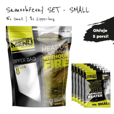 Náhledová fotky Samoohřevný SET SMALL | 5x30g + Zipper-bag