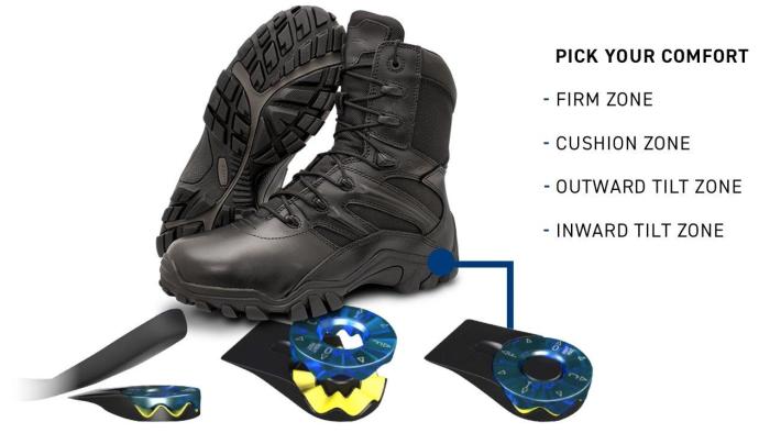 Taktické boty Bates Delta-8 Gore-Tex - Black