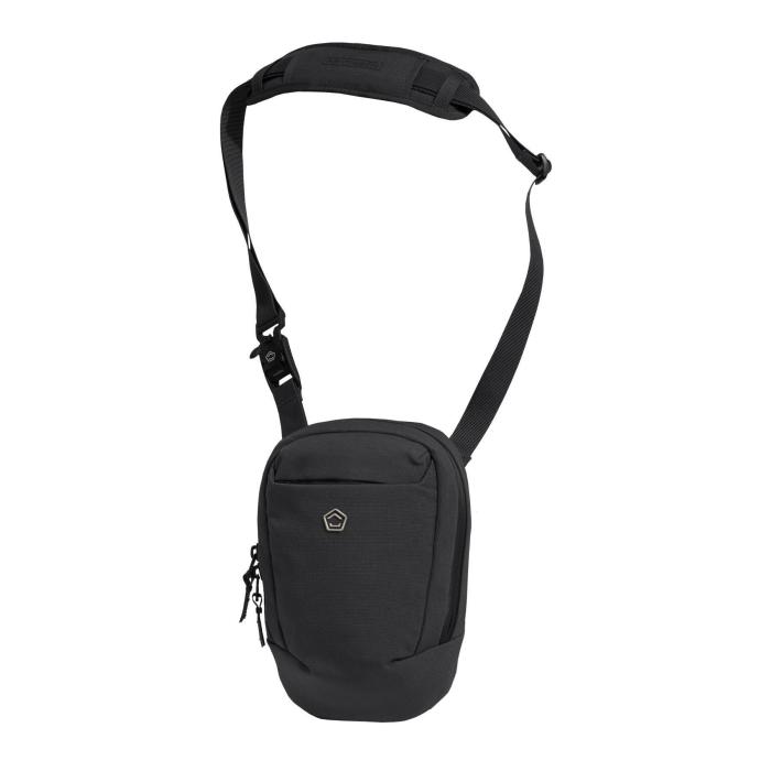 Taška Pentagon přes rameno CONSUL VERTICAL SLING ČERNÁ