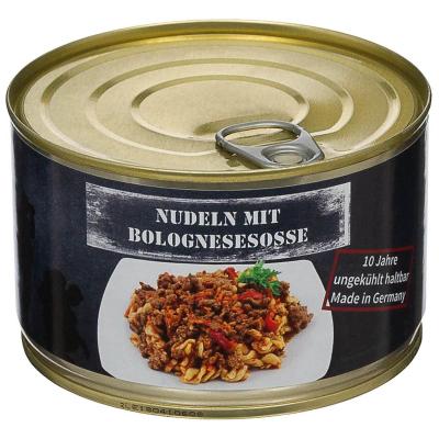 Náhledová fotky Těstoviny s boloňskou omáčkou v plechovce 400 g