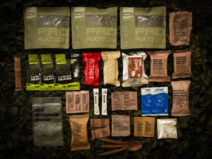 Ultimate Tactical Ration FULL DAY MENU VEGE