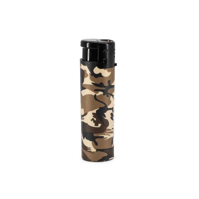 Náhledová fotky Zapalovač tryskový oválný maskovaný COYOTE CAMO