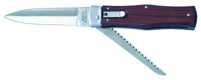 Náhledová fotky Vyhazovací nůž PREDÁTOR Mikov s pilou (dřevo)