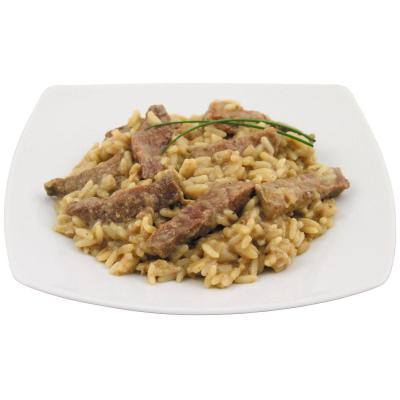 Hovězí kousky s rýží v plechovce 400g