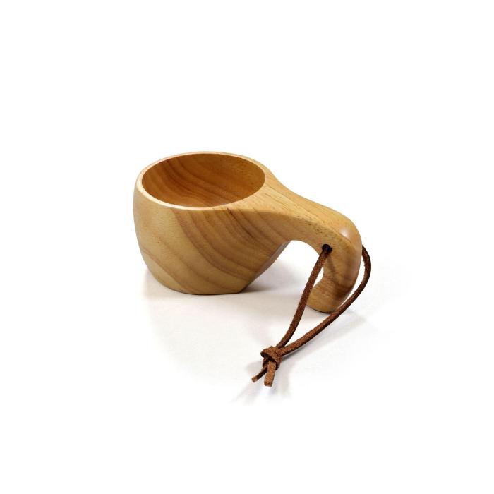Hrnek KUKSA 200 ml s uchem DŘEVĚNÝ