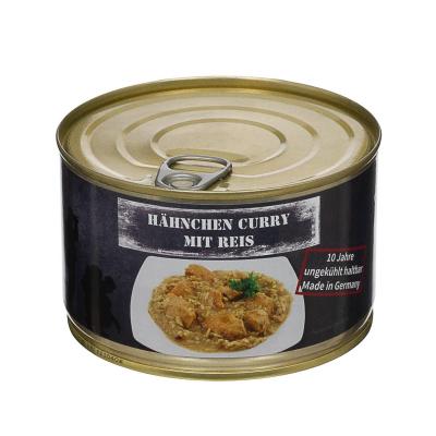 Kuřecí curry s rýží v plechovce 400g