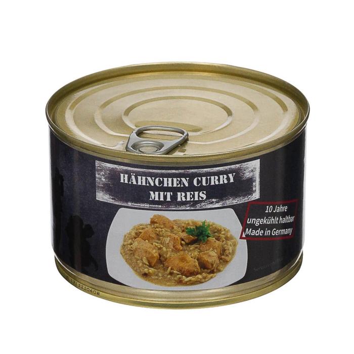 Kuřecí curry s rýží v plechovce 400g