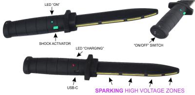 Tréninkový nůž SHOCKBLADE - reálný trénink proti noži