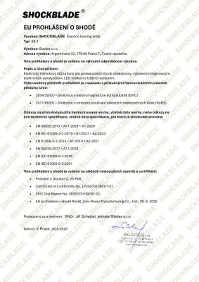 Tréninkový nůž SHOCKBLADE - reálný trénink proti noži